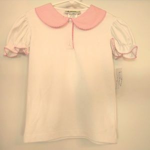 Castle and Crowns Gingham Peter Pan Collar Blouse